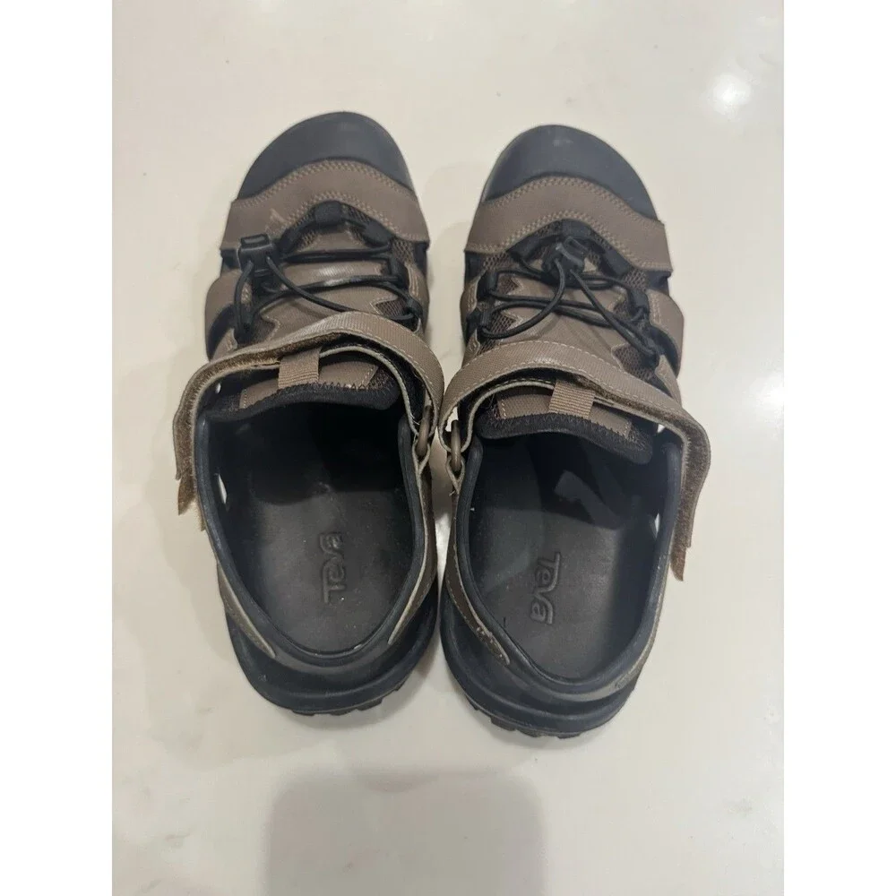 TEVA Men’s Size 10 Brown Flintwood Sport Water Shoes Sandals Hike Fish Beach